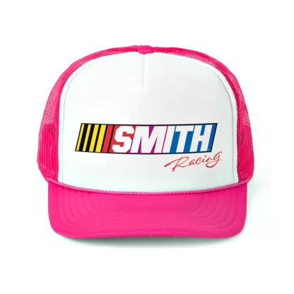 Custom Racing  Cap Retro Racing Trucker Race Day Cap