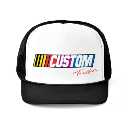 Custom Racing  Cap Retro Racing Trucker Race Day Cap