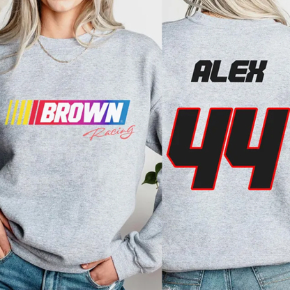 Custom Racing Jersey With Nascar  Vintage Racing Logo Number