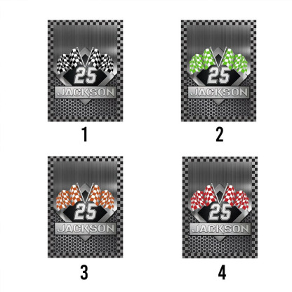 Custom Racing Name Number Soft Blanket
