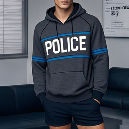 Custom Thin Blue Line Police Hoodie