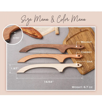 Custom Wooden Bread Cutter Kitchen Tools