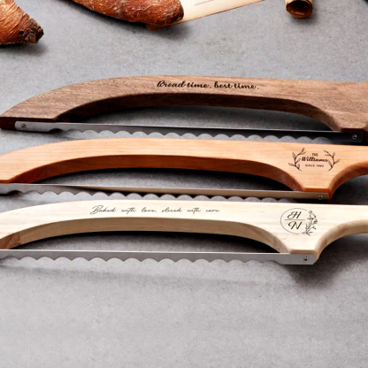 Custom Wooden Bread Cutter Kitchen Tools