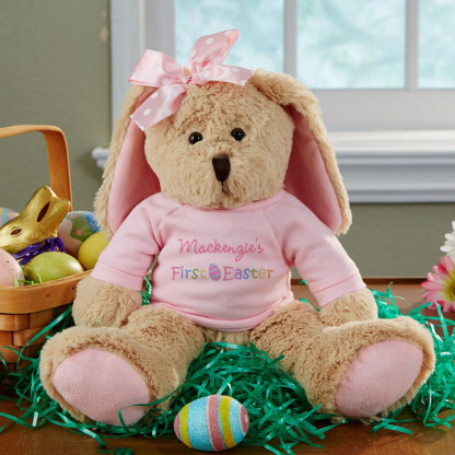 My First Easter Personalized Bunny Super-soft Toy Easter Gift