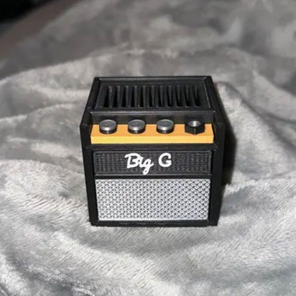 Customizable 3D Printed Guitar Amp Pick Holder with Drawer