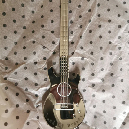Hand Stamped Guitar Tea Spoon music guitarist
