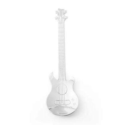 Hand Stamped Guitar Tea Spoon Music Guitarist