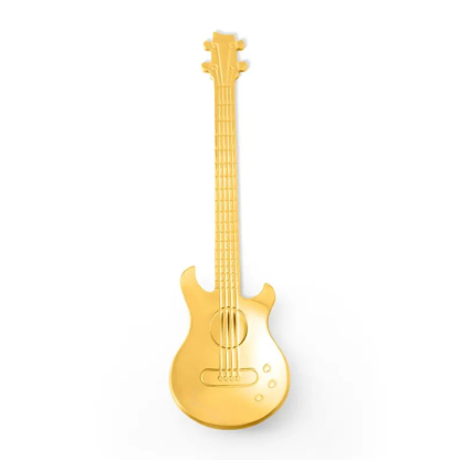 Hand Stamped Guitar Tea Spoon Music Guitarist