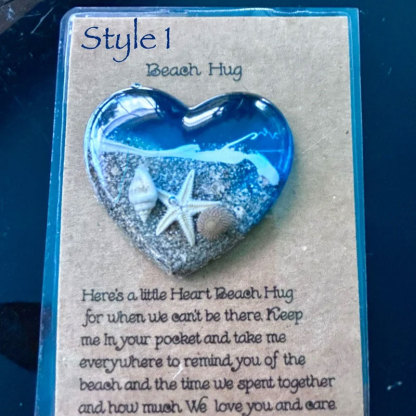 Beach Heart Hug, Beach Wedding Favors