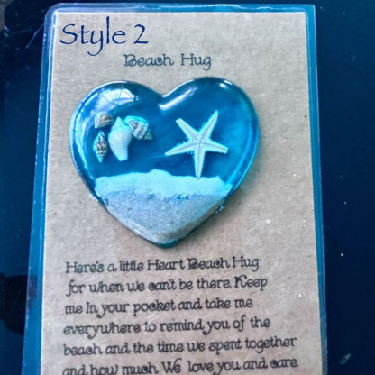 Beach Heart Hug, Beach Wedding Favors