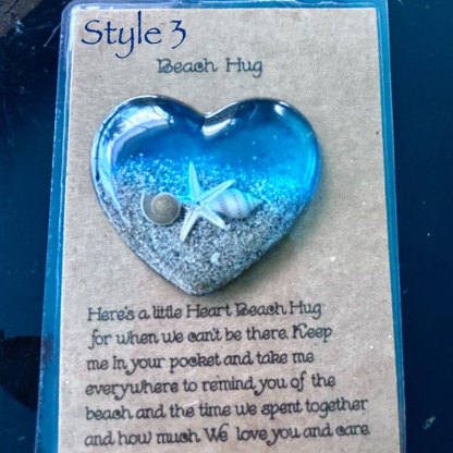 Beach Heart Hug, Beach Wedding Favors