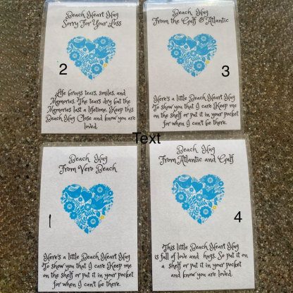 Beach Heart Hug, Beach Wedding Favors