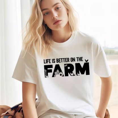 Life Is Better On The Farm, Summer Camp Shirt Shirt