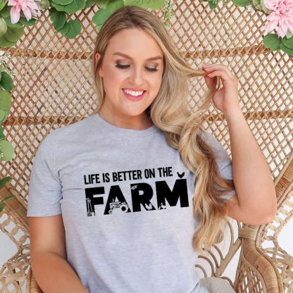 Life Is Better On The Farm, Summer Camp Shirt Shirt