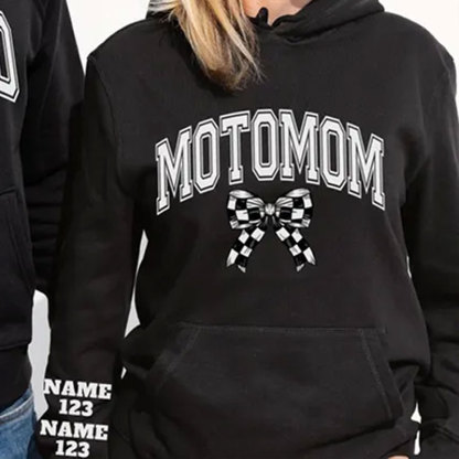 MotoDad Racing Hoodie MotoMom Gift Custom Race Hoodie