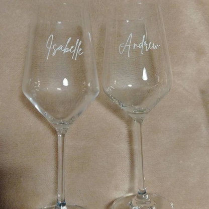 Personalised Custom Wine Glass