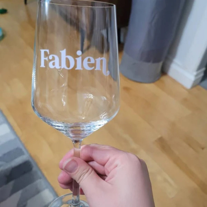 Personalised Custom Wine Glass