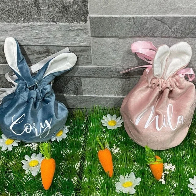 Personalised Kids Easter Bunny Treat Bag