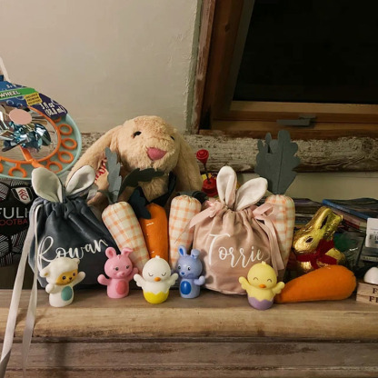 Personalised Kids Easter Bunny Treat Bag