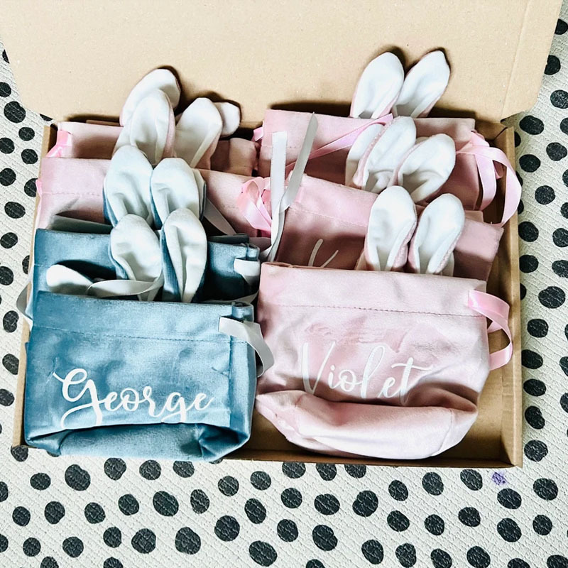 Personalised Kids Easter Bunny Treat Bag