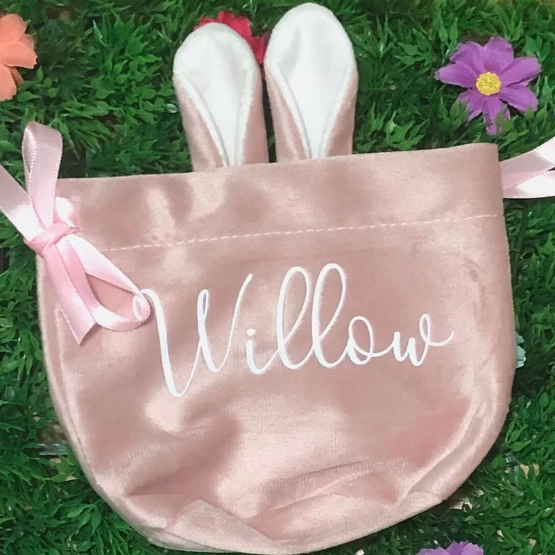 Personalised Kids Easter Bunny Treat Bag