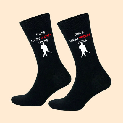 Personalised Lucky Hockey Socks