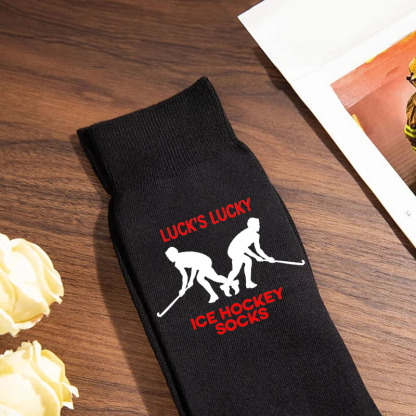 Personalised Lucky Ice Hockey Socks