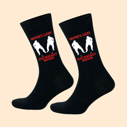 Personalised Lucky Ice Hockey Socks