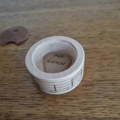 Personalize Gift Wood Guitar Pick With Box