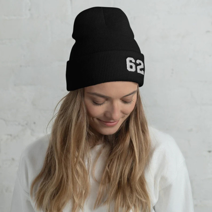 Personalized Beanie Hat with Racer Number 