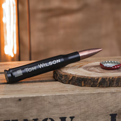 Personalized Bullet 50 Caliber Bottle Opener
