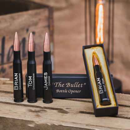Personalized Bullet 50 Caliber Bottle Opener