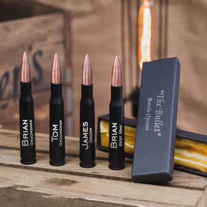 Personalized Bullet 50 Caliber Bottle Opener