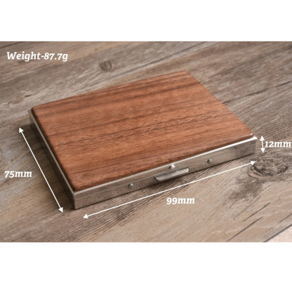 Personalized Wooden Cigarette Case