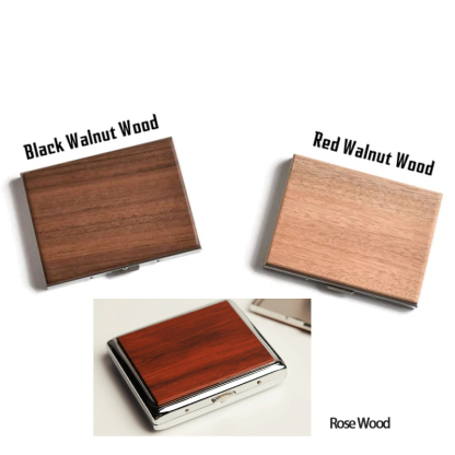 Personalized Wooden Cigarette Case
