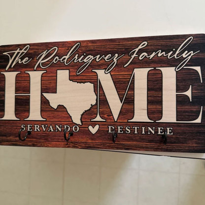 Personalized Key Holder for Couple Mr. Mrs. Wedding Gift