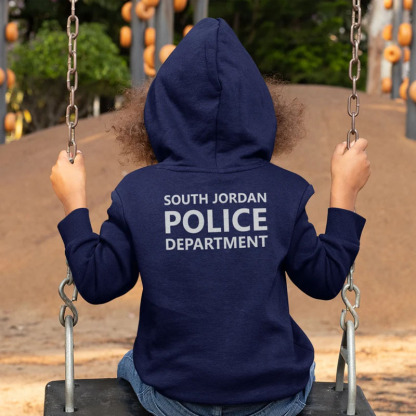 Personalized Kids Police Shield and Name Sweatshirt
