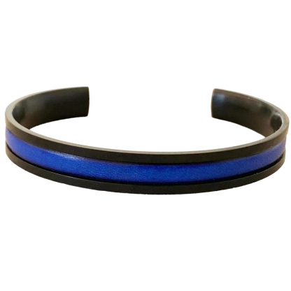 Personalized Police Officer Gifts Thin Blue Line Bracelet Law School