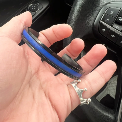 Personalized Police Officer Gifts Thin Blue Line Bracelet Law School