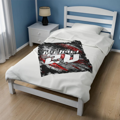 Personalized Racing Blanket For Boys