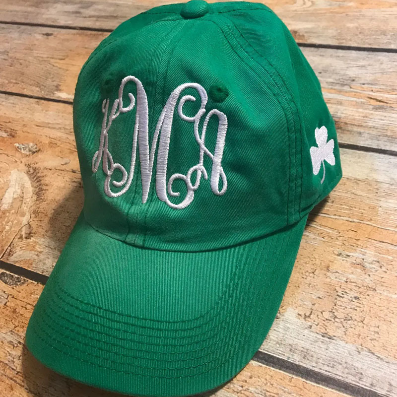 Personalized St. Pats Monogram Hat