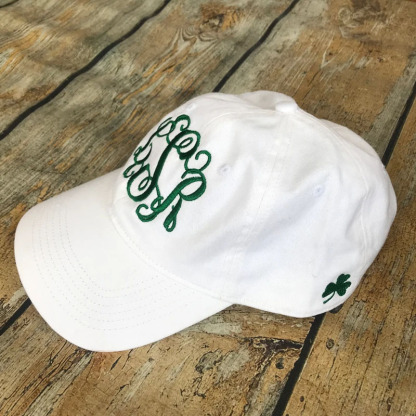 Personalized St. Pats Monogram Hat