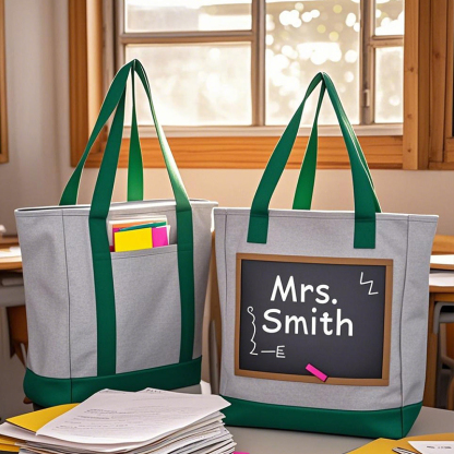 Personalized Teacher Tote Handbag