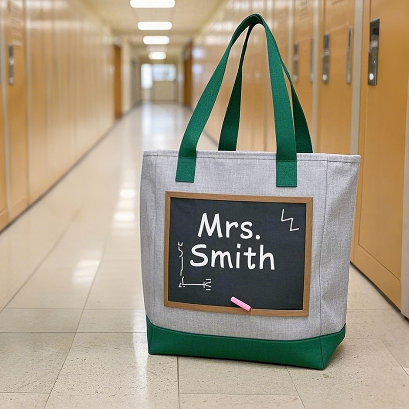 Personalized Teacher Tote Handbag