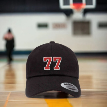 Personalized Varsity Jersey Number Embroidered Hat