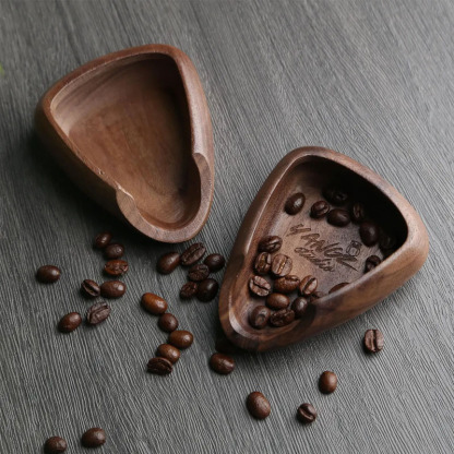 Personalized Walnut Coffee Dosing Cup