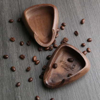 Personalized Walnut Coffee Dosing Cup