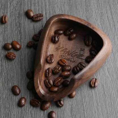 Personalized Walnut Coffee Dosing Cup
