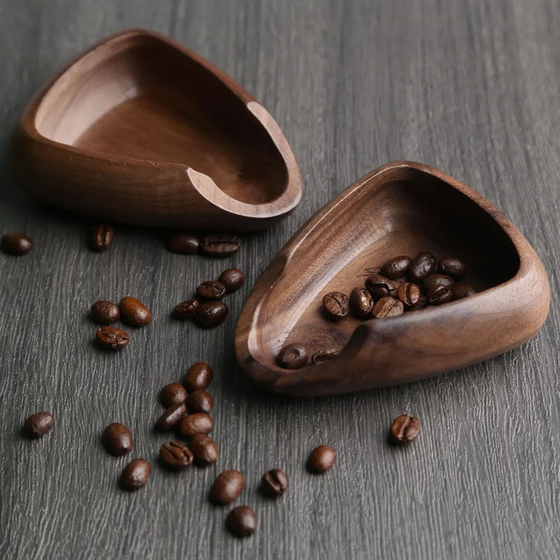 Personalized Walnut Coffee Dosing Cup