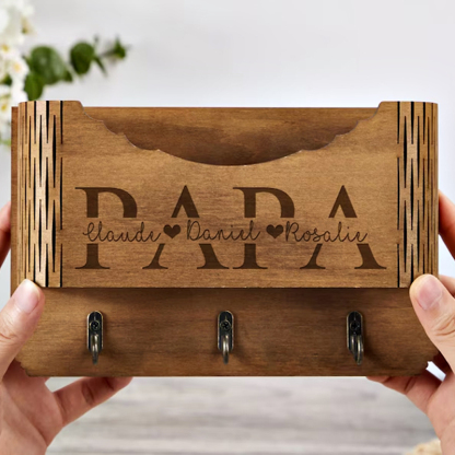 Personalized Wooden Hat Holder Baseball Hat Rack